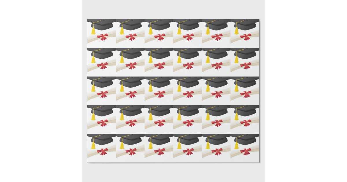 Graduation Gift Wrapping paper | Zazzle
