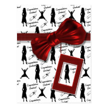 Graduation gifts for women greeting post cards