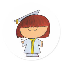 Graduation Girl stickers by myhome71 Graduation Girl stickers