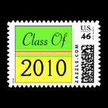 Graduation green yellow stripes