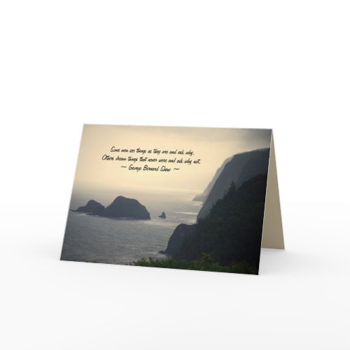 Graduation Inspiration, Hawaii Coast, Card card