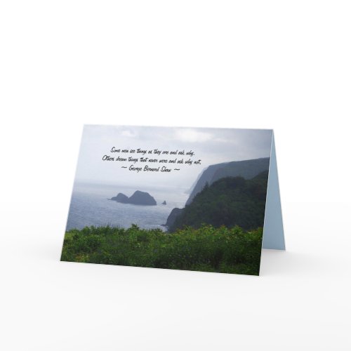 Graduation Inspiration, Hawaii Coast, Card card