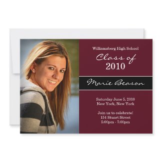 Graduation Invitation invitation