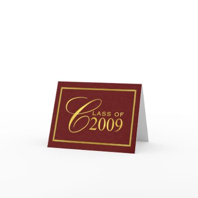 Graduation Invitation - 2009 Card by class_of_store