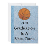 Graduation Invitation - Basketball Theme