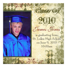 Graduation invitation cards