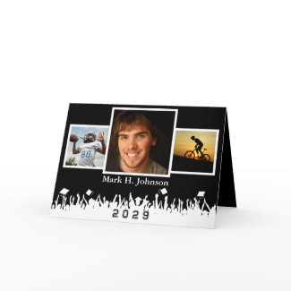 Graduation Invitation-Change Background/Font Color card