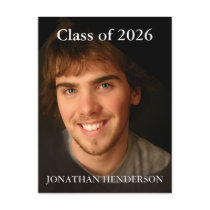 Graduation Invitation-Change Background/Font Color postcards by samack Graduation Invitation-Change Background/Font Color postcards