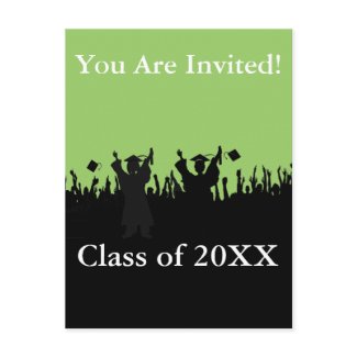 Graduation Invitation Class of 2010 postcard