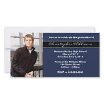 Graduation Invitation Class of 2011 Photo Greeting Card