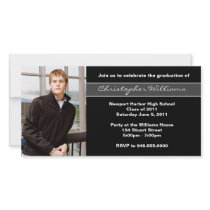 Graduation Invitation Class of 2011 Personalized Photo Card
