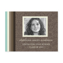 Graduation Invitation-Classic Beauty Postcard by GraduateGear Graduation Invitation-Classic Beauty Postcard
