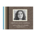 Graduation Invitation-Classic Beauty Postcard by GraduateGear Graduation Invitation-Classic Beauty Postcard