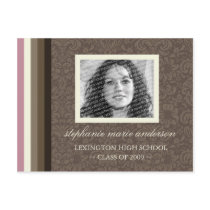Graduation Invitation-Classic Beauty Postcard by GraduateGear Graduation Invitation-Classic Beauty Postcard