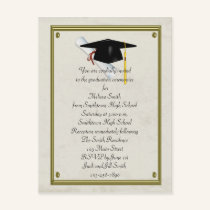 Graduation Invitation Postcard