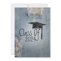Graduation Invitation - Ripped Jeans Class of 2012