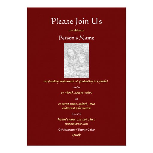 Graduation invitations - womens graduate party