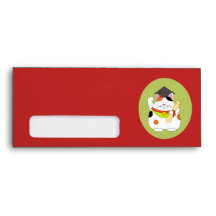 Graduation Maneki Neko Envelope