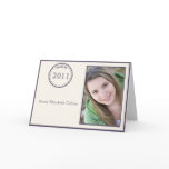 Graduation Medallion Invitation-plum Card