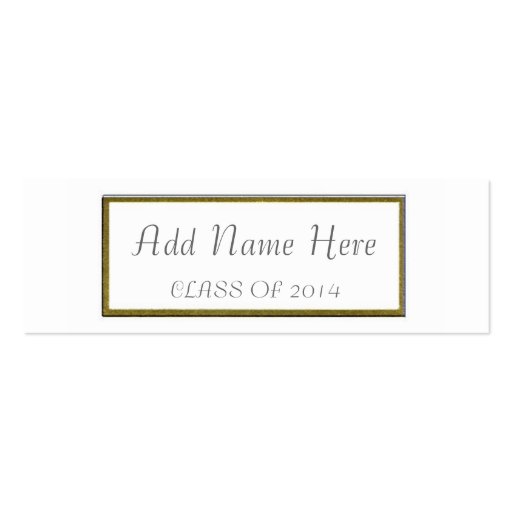 GRADUATION NAME CARD Zazzle