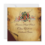 GRADUATION PARCHMENT AND RED WAX SEAL MONOGRAM invitations