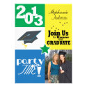 Graduation Party Color Block Invitations