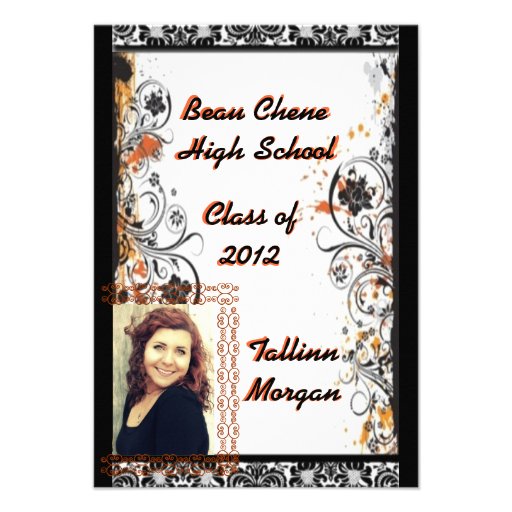 graduation party custom invite