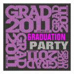Graduation Party Invitation 2011 Pink 1