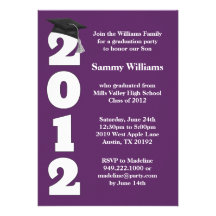 Graduation Party Invitation Class of 2012