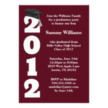 Graduation Party Invitation Class of 2012