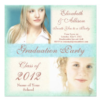 Graduation Party Invitation from Two Girls invitations