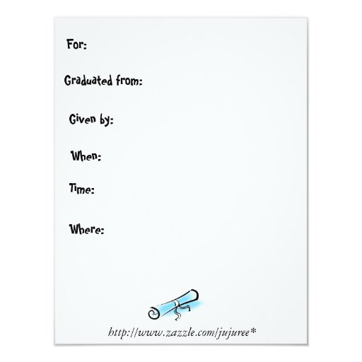 Graduation Party Invitation - Grade/Middle School