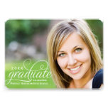 Graduation Party Invitation | Graduate in Script at Zazzle