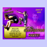 Graduation Party Invitation Postcard postcards