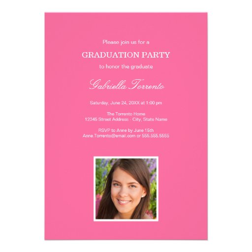 Graduation Party Invitation | Sleek Stripe