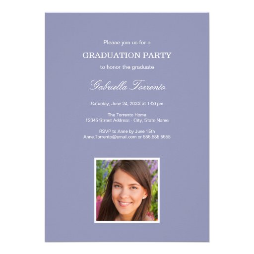 Graduation Party Invitation | Sleek Stripe