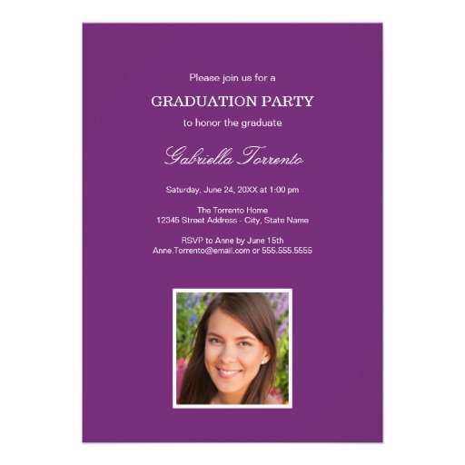 Graduation Party Invitation | Sleek Stripe
