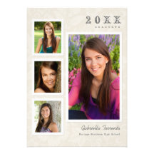Graduation Party Invitation | Vintage Collage