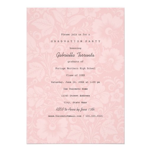 Graduation Party Invitation | Vintage Collage