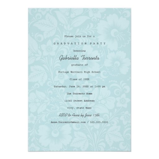 Graduation Party Invitation | Vintage Collage