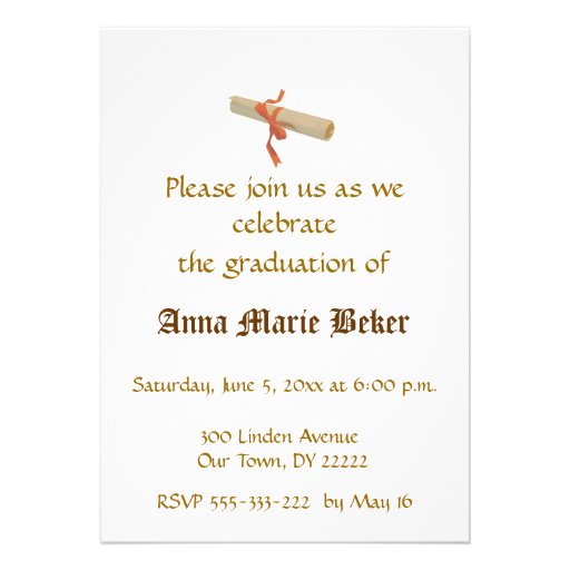 Graduation Party! Invite