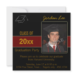 Graduation Party Photo Invitation invitation