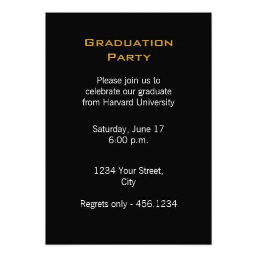 Graduation Party Photo purple Invitation