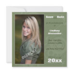 Graduation Party Photo Save the Date Custom Announcements
