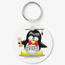 Graduation Penguin 2010 keychains by fightcancertees Graduation Penguin 2010 keychains