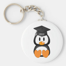 Graduation Penguin Keychain