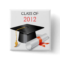 Graduation photo card button