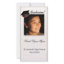 Graduation Photo Card Template