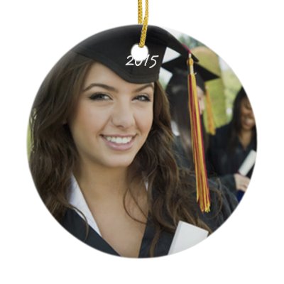 Graduation Photo Christmas Ornaments