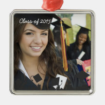 Graduation Photo Christmas Ornaments